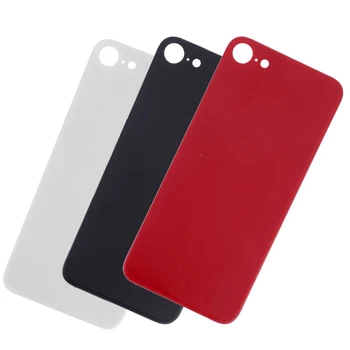 10Pcs Replacement Kit For X XR SE 2020 Big Large Camera Hole Rear Door Back Glass Battery Cover