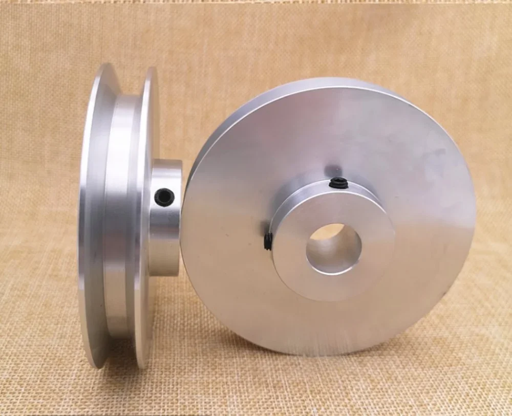 Puleggia A Scanalatura Singola 40mm - Foro 4-12mm Per Trasmissione Con Cinghia 6mm - Foto 7