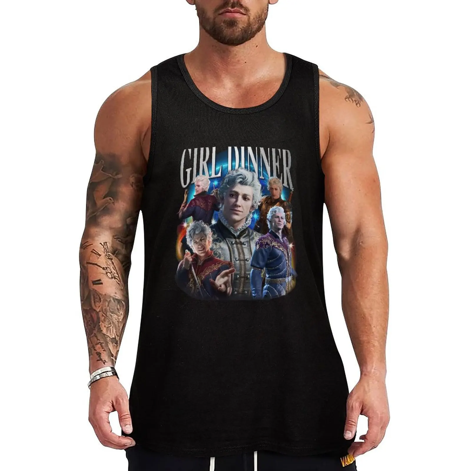 

Vintage Retro Astarion Girl Dinner Tank Top gym shirts tops