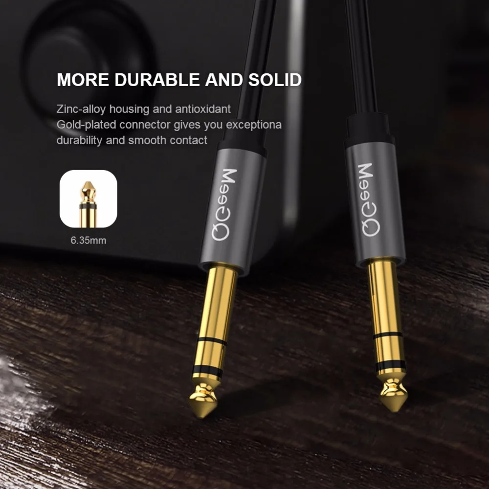 QGeeM  ̺ 6.35  - Aux ̺, Ÿ ͼ , 6.35mm Aux ̺, 6.5mm, 6.35mm, 1m, 2m, 3m