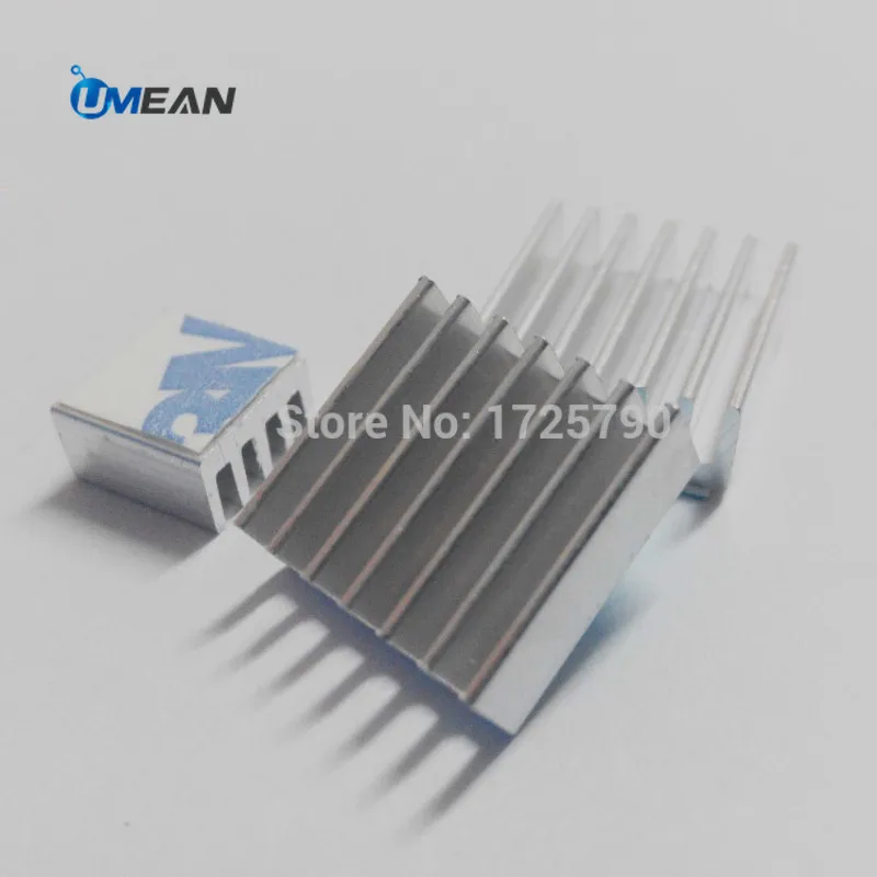 2 Big 1 Small Adhesive Raspberry Pi 3 B+ Heatsink Cooler Aluminum Heat Sink Kit Radiator