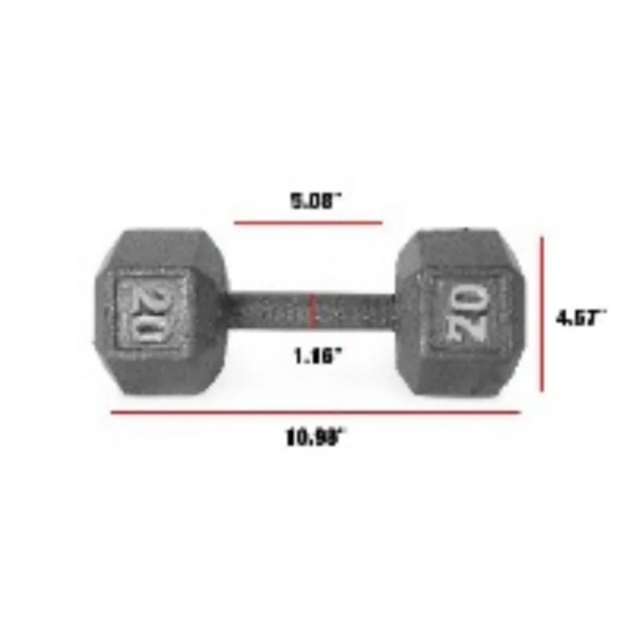 20lb Cast Iron Dumbbell 3