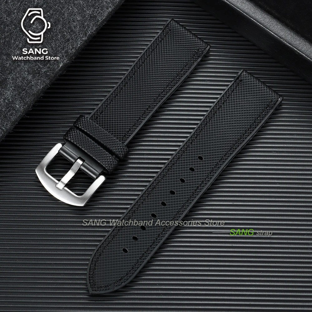 Universal Metal Buckle Watch Band - Premium Nylon & Silicone Sport Wristband