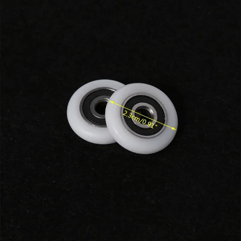 Shower Room Accessories Roller Wheels 8Pcs 23/25/27mm