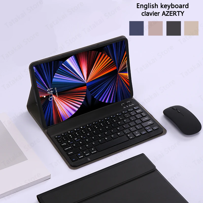 Clavier Azerty Per Samsung Galaxy Tab S6 Lite 10.4 Tastiera Caso Per Coque Samsung Tab S6 Lite Sm-P610 P615 Azert Tastiera Cover