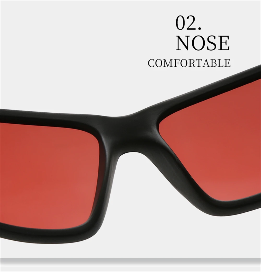 Fishing Sunglasses - Red Polarized TAC Goggles for Men  Women