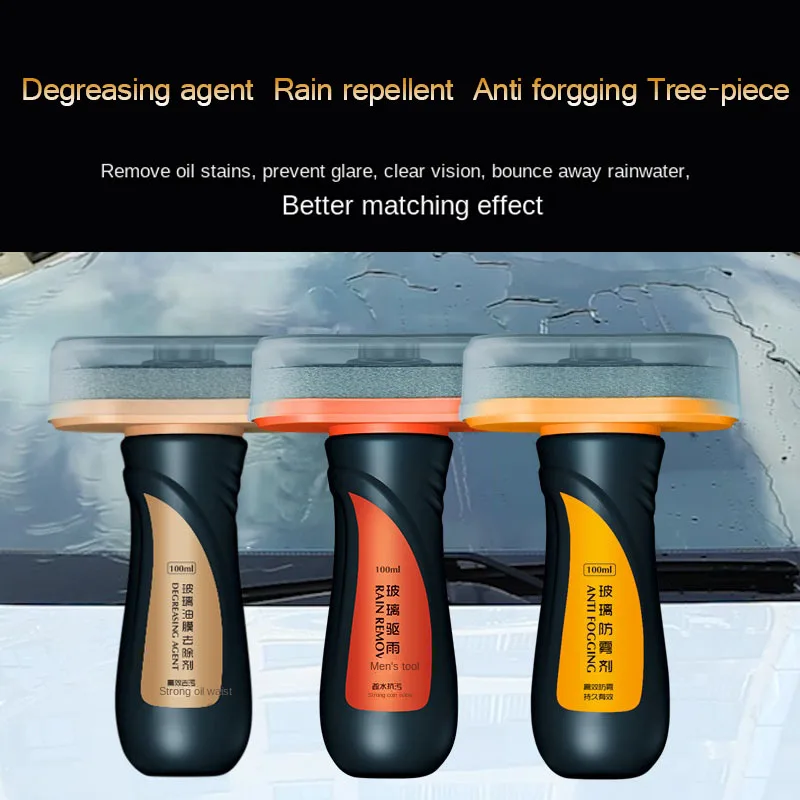 

Car Glass Water Repellent Waterproof Rainproof Anti-fog Oil Film Stain Remover Auto Windshield Cleaner Anti-Rain Coating Agent