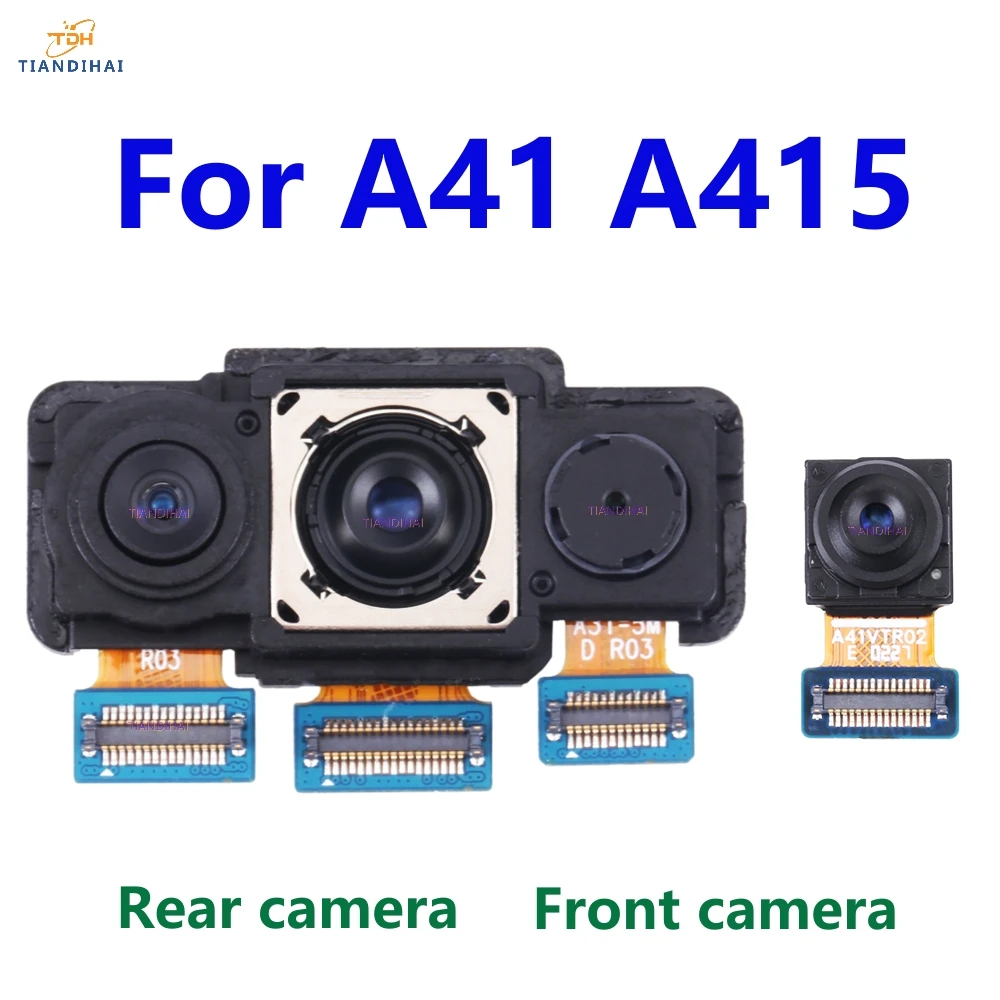 

Original Rear Front Camera For Samsung Galaxy A41 A415 A415F Frontal Selfie Back Facing Backside Camera Flex Cable Module Spare