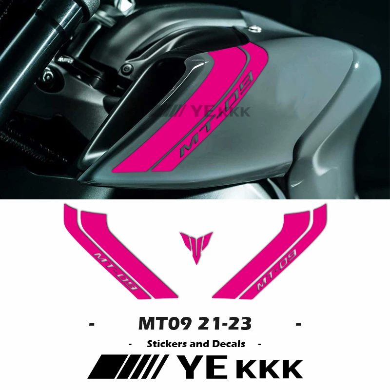 ߸ MT-09 MT-09SP   ƼĿ Ʈ, Į ҷο , 2021-2023 MT09 21-23    ̵ Ŀ ƼĿ