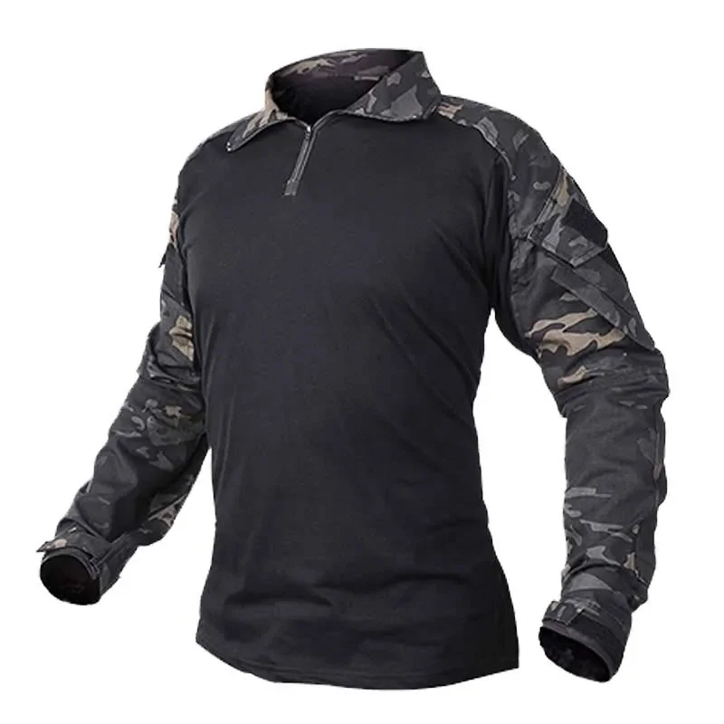 Men's Outdoor Combat Long Sleeve Tactical Shirt - Durable and Wear-Resistant