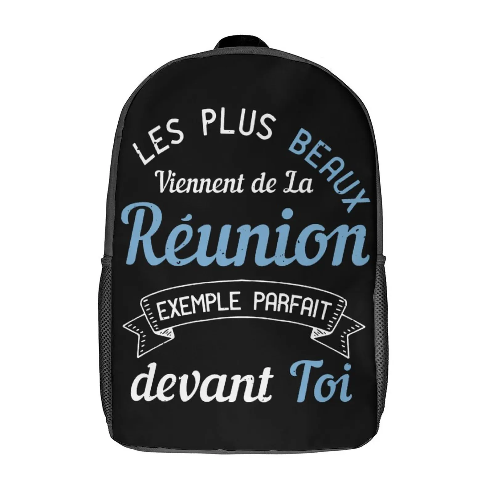 

The Most Beautiful Come From Reunion Humor Secure Cozy Rucksack17 Inch Shoulder Backpack Vintage Picnics Cute