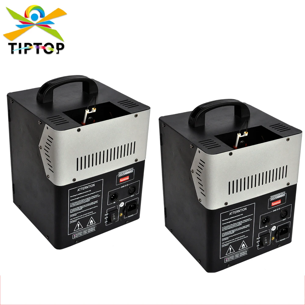 

Freeshipping 2 Head DMX Fire Machine 2 Butane Fire Oil Gas Tank DMX Control Fire Spray Effect Flame Thrower DJ Stage Projector