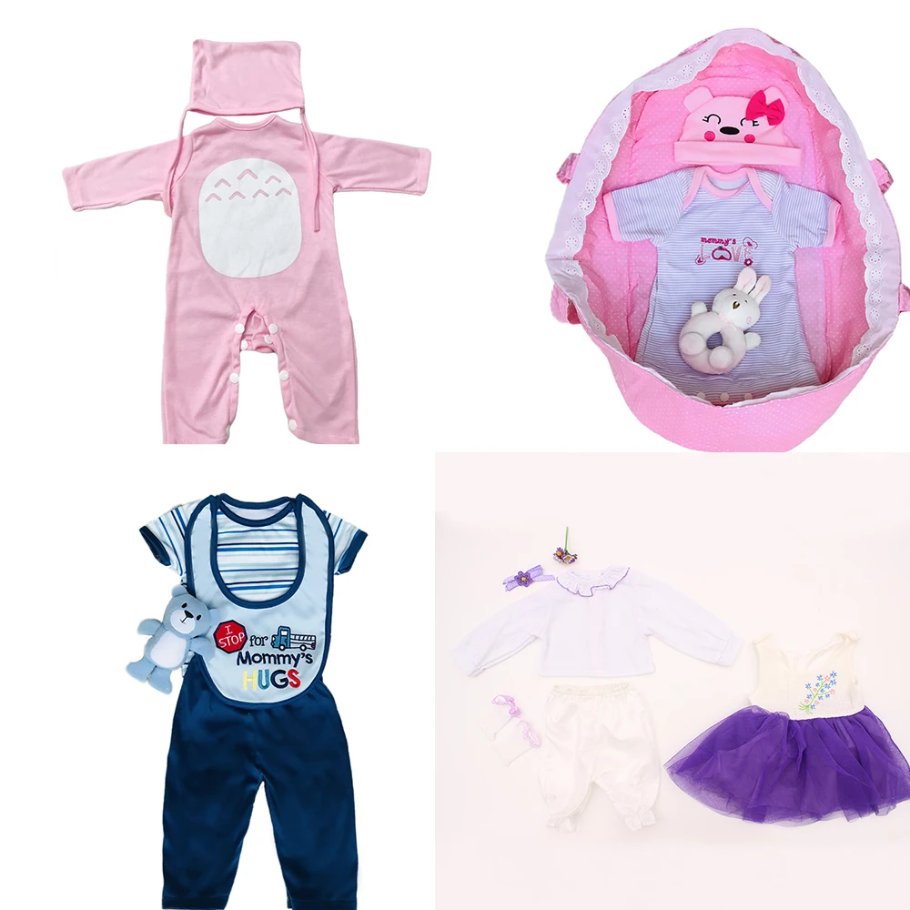 Baby Clothes For Doll Fit 5055cm New Born Doll Accessories Fashion