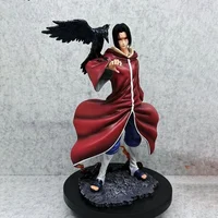 ⁦مجسم أنمي ناروتو شيبودن أوتشيها إيتاشي برداء الأكاتسكي 22 سم | Naruto Shippuden Uchiha Itachi Akatsuki Robe Action Figure 22cm⁩ - الصورة ⁦2⁩