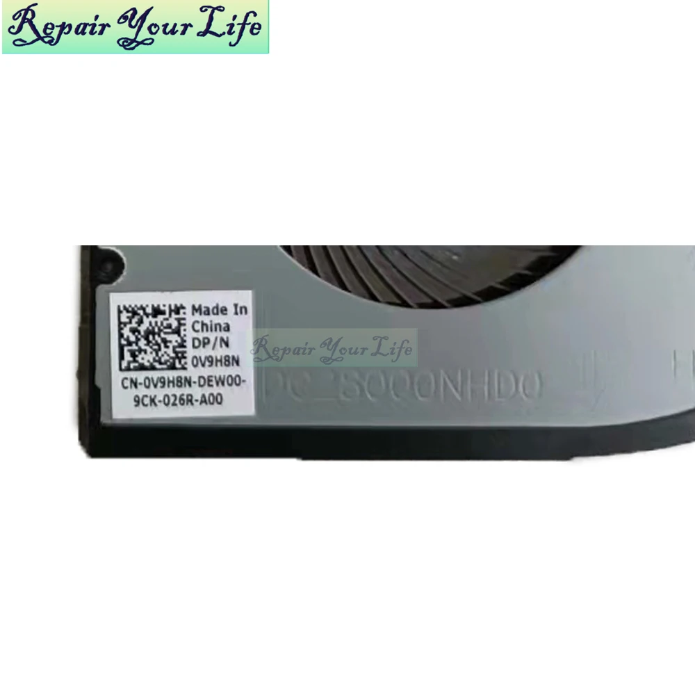 Nova Cpu Gpu Ventilador para Dell Xps 15 9570 7590 Precisão 5540 V9h8n F01px Laptop Cooler Fãs Radiador 0v9h8n 0f01px - Imagem 3