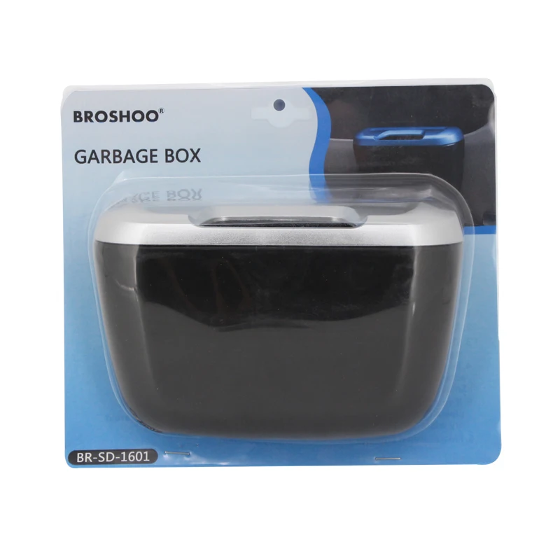 BROSHOO Multifunctional Car Garbage Bucket Hanging Garbage Bucket Paste Type Glove Box Side Loading Car Styling