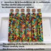 Small Glass Test tube 48 pcs/lot 11*22*120mm 35ml Glass Bottles With Cork Crafts Tiny stash Jars wishing Glass Jar Bottle 2