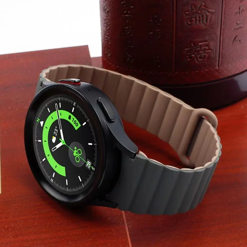 Silicone Loop Strap For Samsung Galaxy watch 4/5/6 40mm/44mm 5 Pro 45mm Magnetic Bracelet Belt Watch 4/6 Classic 47mm 43mm band