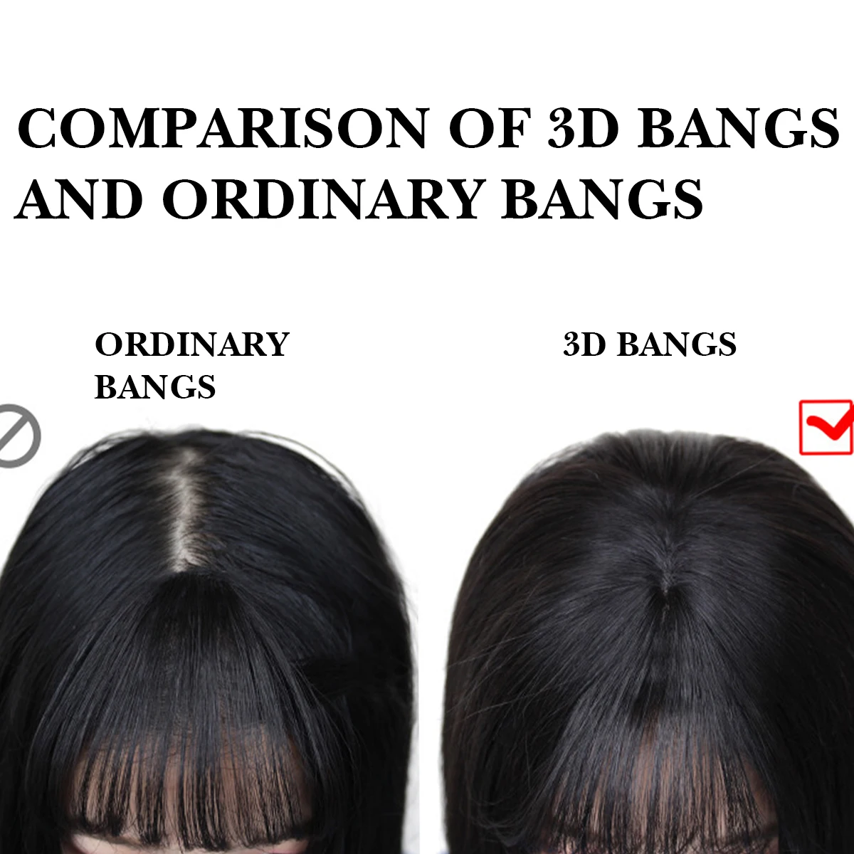 Elegant Clip-In Body Wave Hair Topper with Bangs for Women and Men - Universal Easy-to-Style Synthetic Hairpiece