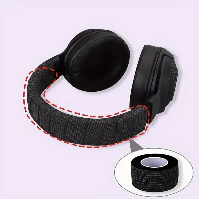 Premium Headphone Headband Protector Tape Set - Tear-Resistant Repair Strips, Durable Fiber Material (3-Pack)