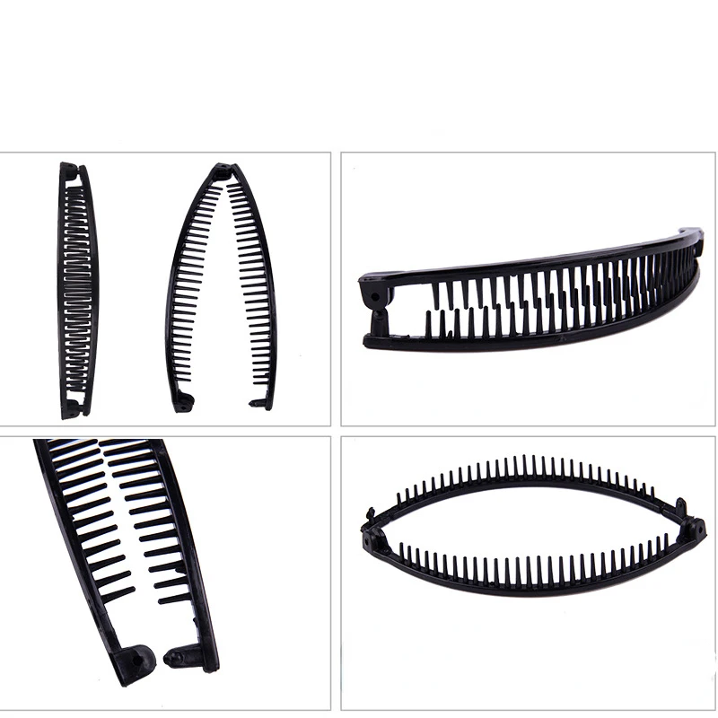Hair claw Hair clips Hair accessories Solid color banana clip women hair styling hair claw barrette hairpin for girls ponytail fixed hoder clamp