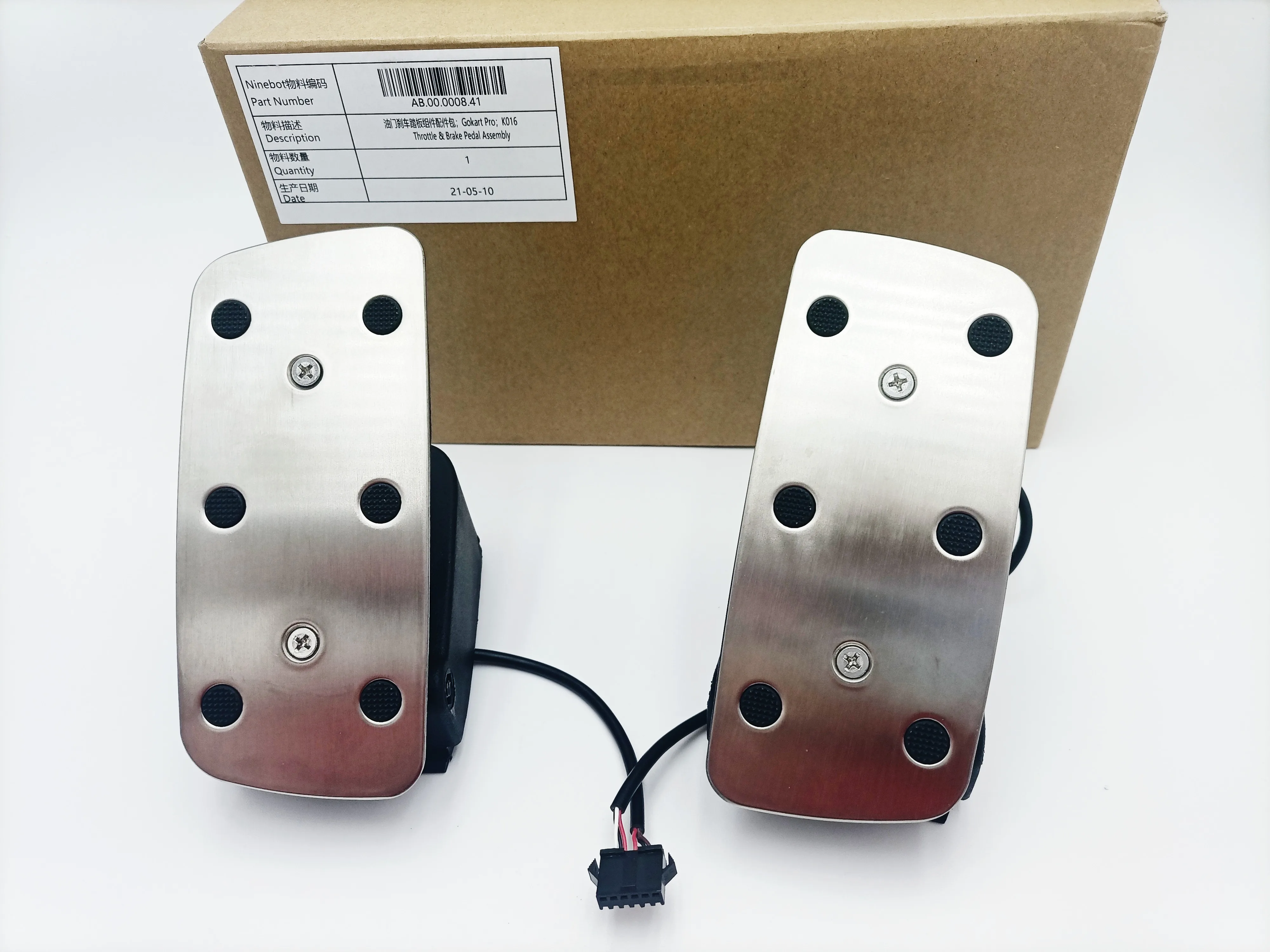 Original Throttle & Brake Pedal for Ninebot PRO Gokart Kart Kit Refit