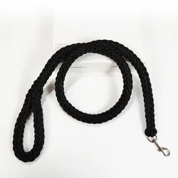 Premium Training and Walking Dog Leash - Strong, Durable, and Comfortable Design for Large Dogs (Black)
