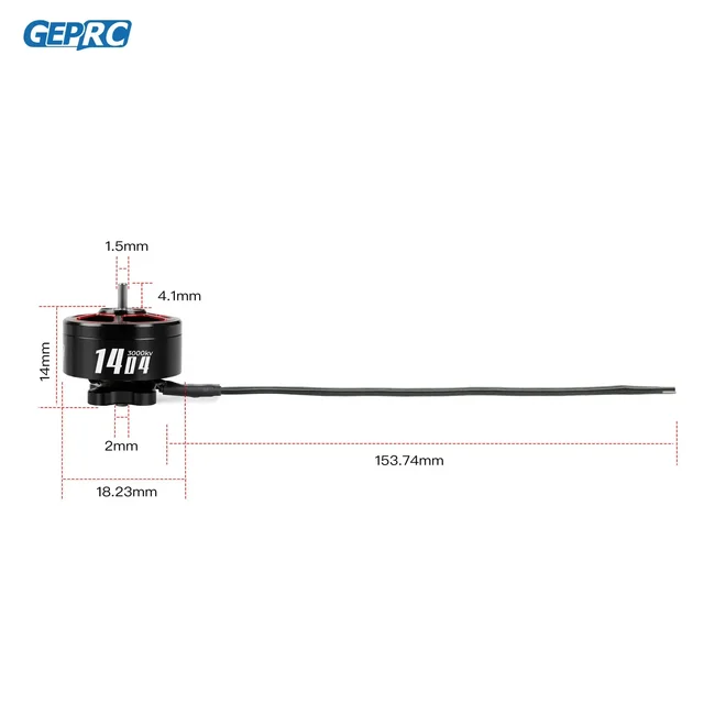 GEPRC SPEEDX2 1404 3850KV/3000KV/4600KV Motor for Cinelog30 V3/V2 Tern-LR40 FPV Drone Brushless Motor Accessories 5
