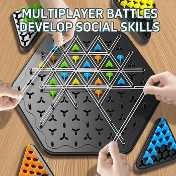 Chain Triangle Chess Splendor Duel Board Game Strategy Game for Kids and Adults Fun Family Game Logic Chess Track Tables Game 2