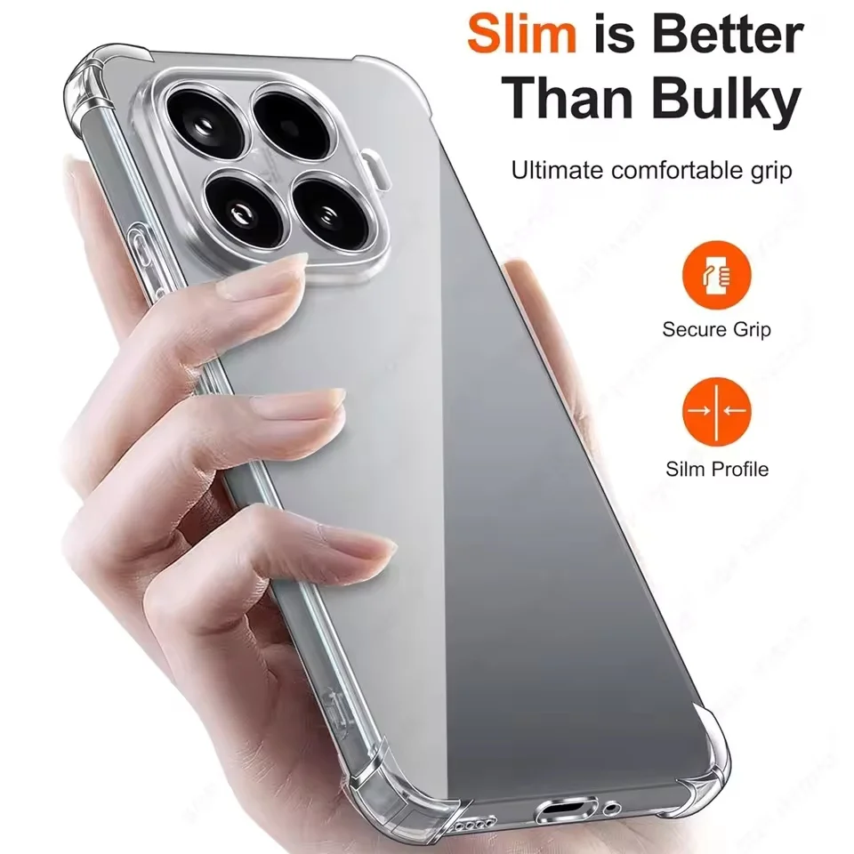 Transparent Shockproof TPU Soft Case Cover