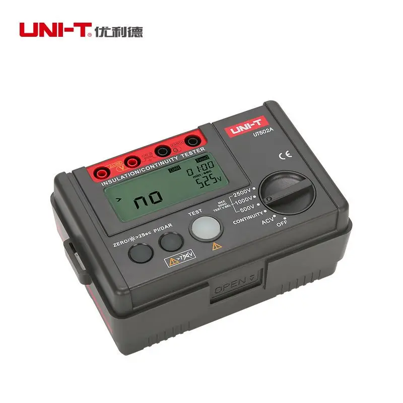 UNI-T UT502A 2500V Digital Insulation Resistance Meter Tester ohmmeter Highly Voltmeter Continuity Tester With LCD Backlight