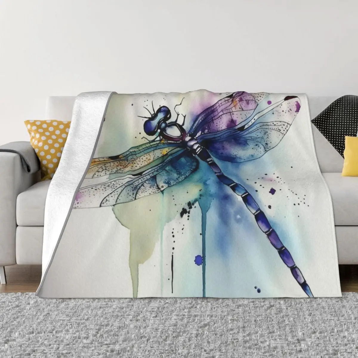 

Dragonfly Dreams Throw Blanket Luxury Cute Blankets