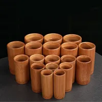 10/12/14/16pcs Tradition Chinese Carbonized bamboo wood cans suction tanks cups Fire Cupping Set Acupuncture Therapy Treatment 1