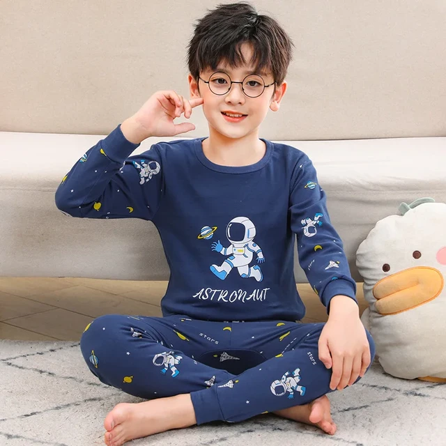 Pijamas térmicos para niños y niñas, ropa interior de invierno