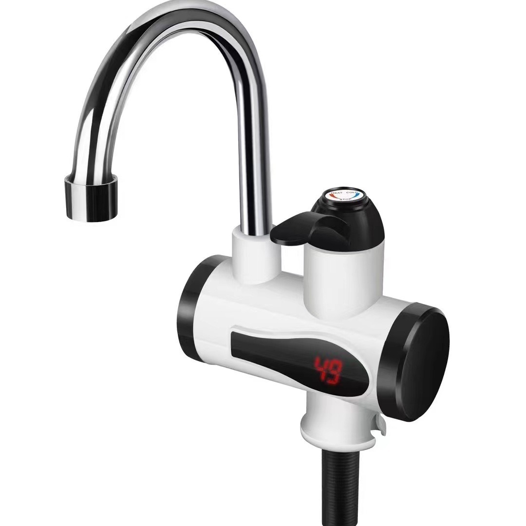 Tankless Water Heater With Shower Electric Instant Water Heater 220V Digital Display Electric Faucet For Country House