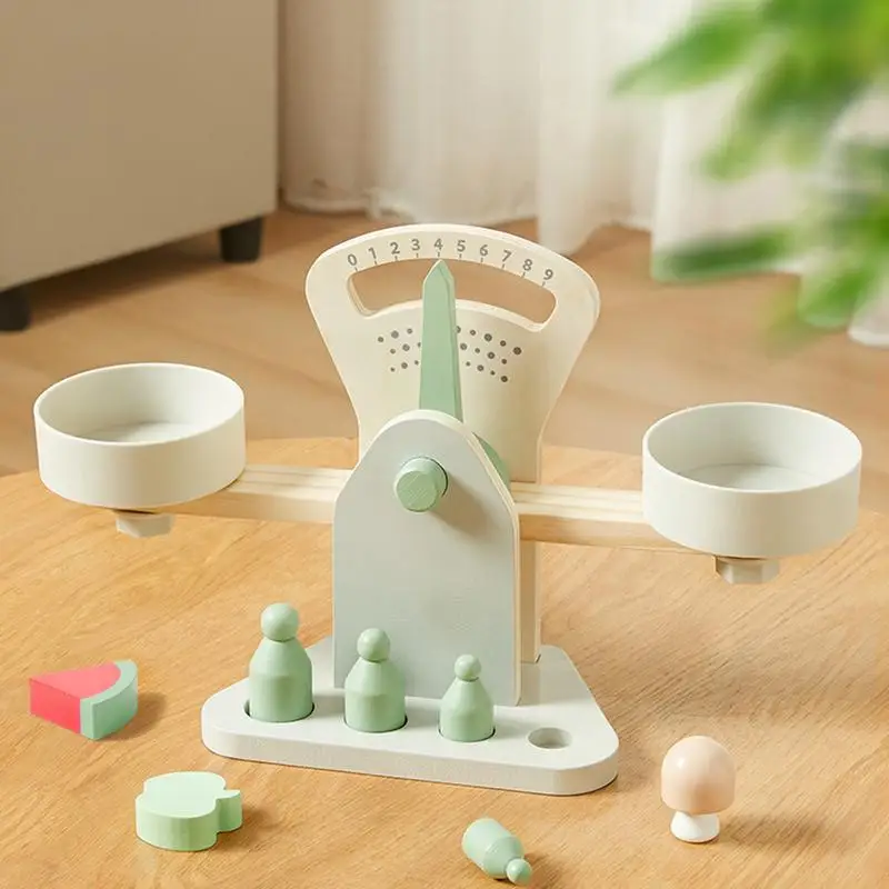 لعبة التوازن الرياضيات الخشبية - الصورة 2