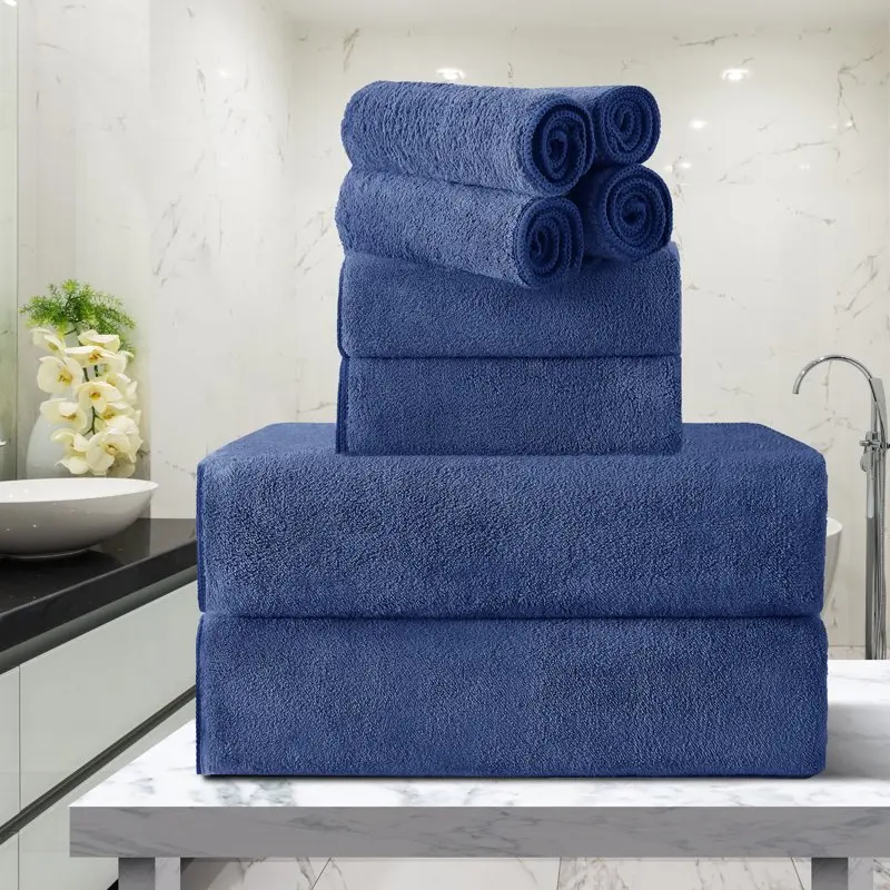 Extra Large Bath Towel Sheet Set 35x70 Inches - Oversized Bath