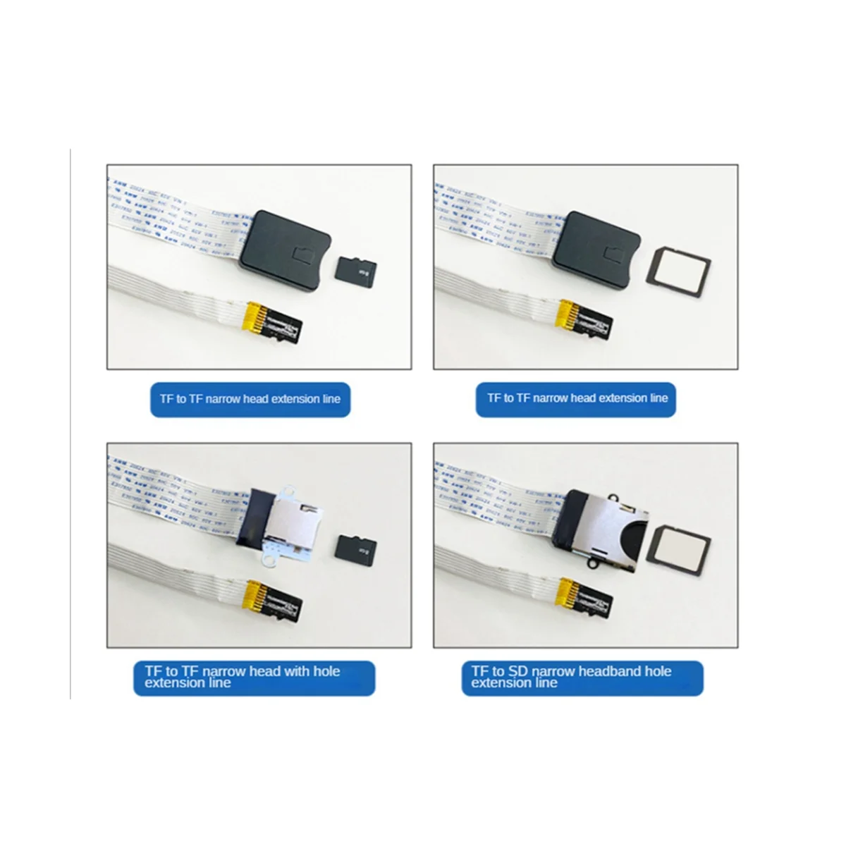 

Micro-SD Card Extension Navigation Camera TF Card Tester Monitors SD to TF Narrowhead Design for External Conversion,D