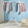 Folding Clothes Drying Rack Sturdy Tripod Clothes Drying Rack with Adjustable Height Foldable Design for Indoor/outdoor Laundry 4