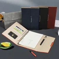 A5 6-Ring Binder with Lined Paper and Multifunctional Storage Pocket for Cards Budget Planner Notebook Journal Organizer​ 2