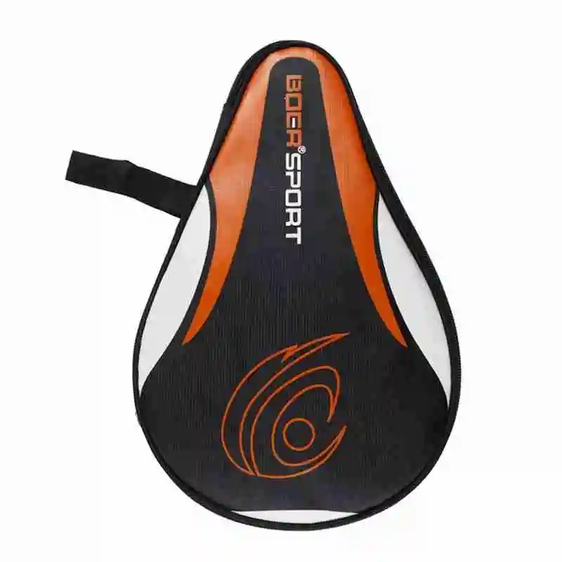 Durable Table Tennis Racket and Accessories Storage Bag - Black/Blue Oxford Cloth
