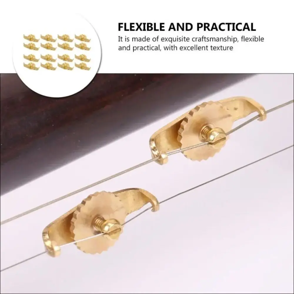 20Pcs ErhuTrimmer Lightweight Fine Tuning String Erhu Fine Tuners Professional Tools Pure Copper Erhu String Adjustment