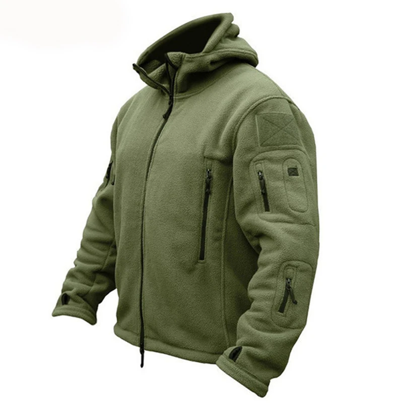 Winter Hunting Fleece Warm Tactical Jacket Men Thermal Breathable Hooded Men Jacket Coat Outerwear Hiking Jackets for hiking jackets