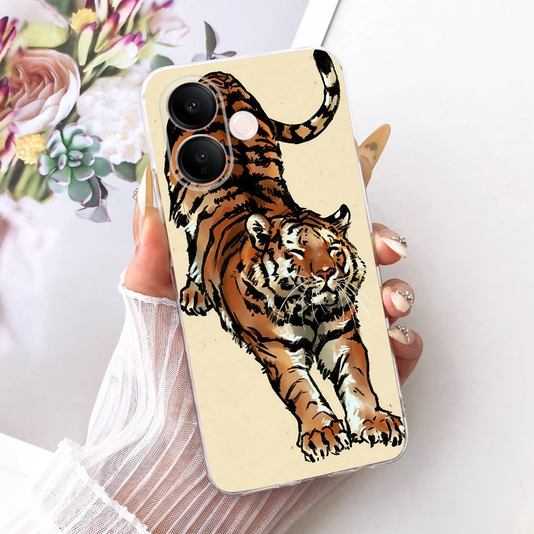 Stylish Painted Soft Slim Phone Case - Fashionable Protective Back Cover