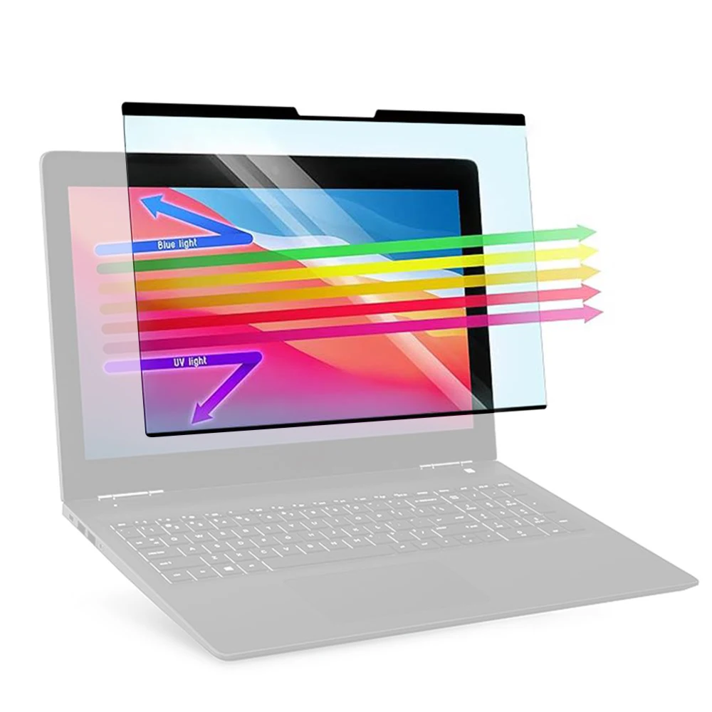 Laptop Screen Protector Laptop Magnetic Blue Light Blocking Screen Protector High Transmittance/Anti UV Glare Blue Light Filter High Adsorption