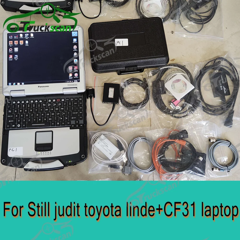 

For Still canbox Linde doctor Judit Incado Box JUDIT 4 Jungheinrich Diagnostic Toyota BT +CF31 Laptop forklift truck diagnosis