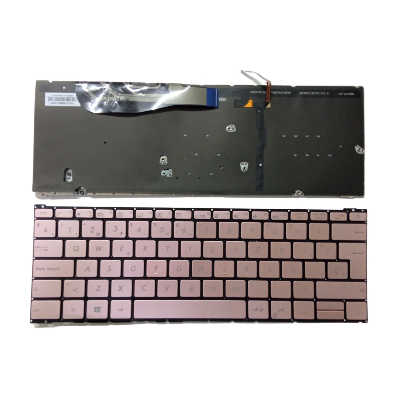 

Новая испанская клавиатура для ноутбука с подсветкой для ASUS ZenBook UX390 UX390UA UX390UAK UX390U, замена для ноутбука и ПК