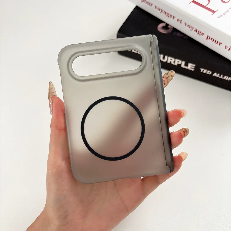 Magnetic Dual-Layer Protection Plastic Hinge Phone Case