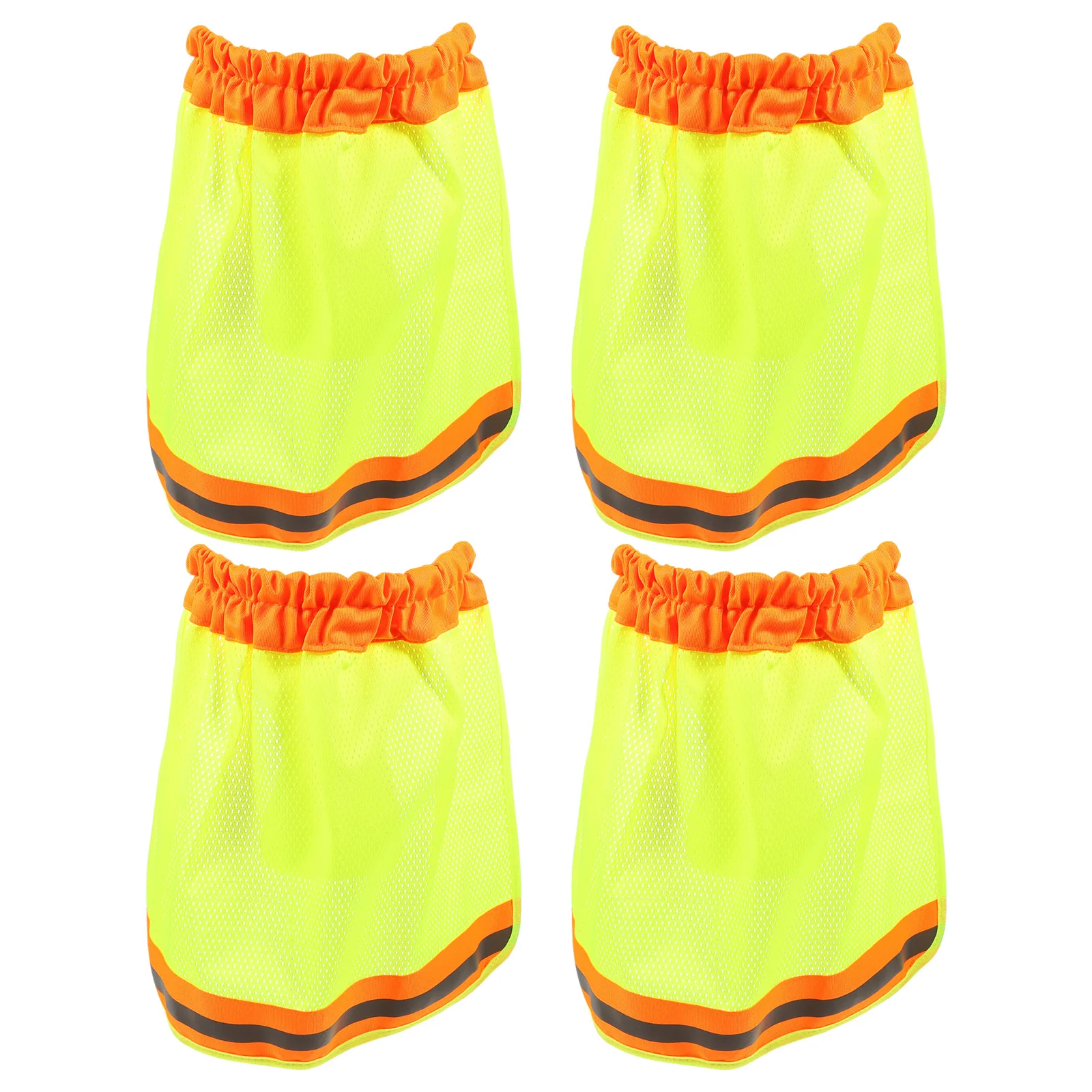 

4 Pcs Hard Hat Sun Visor Men Hats Cover Mesh Shade Protector Neck Shield 100% Chemical Fiber Man The