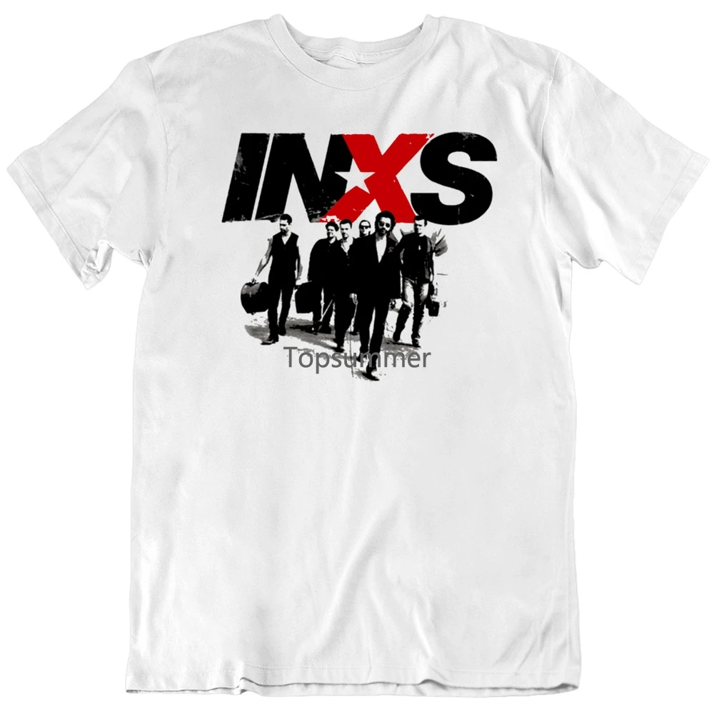 

Inxs Music Band T Shirt All Size S M L 234Xl Cotton Short Sleeve Ee918